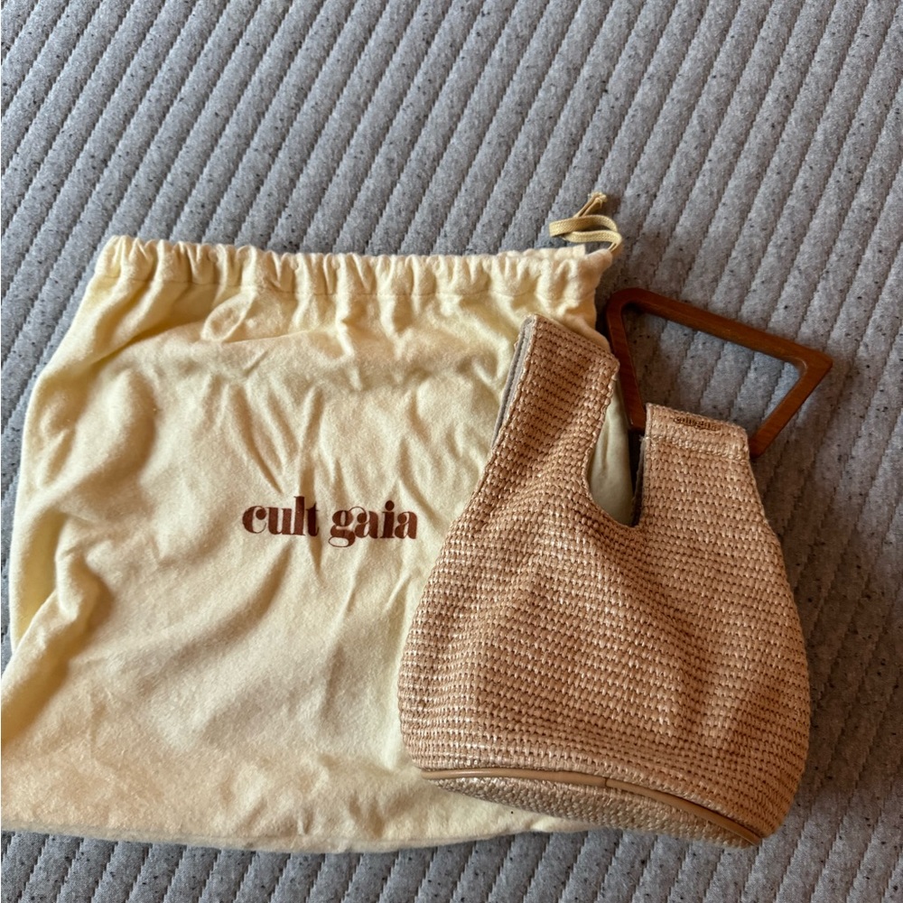 Cult Gaia woven mini bag. Worn once.